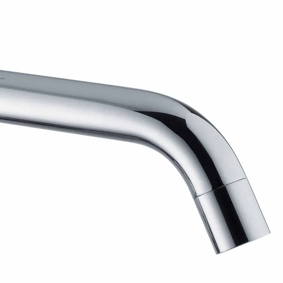 Basin Mixer with Spout 200 mm Centre Distance in Brass Made in Italy - Liro Viadurini