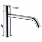 Basin Mixer with Spout 200 mm Centre Distance in Brass Made in Italy - Liro Viadurini