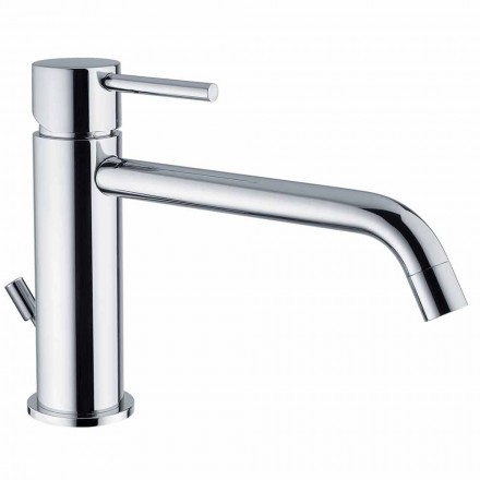 Basin Mixer with Spout 200 mm Centre Distance in Brass Made in Italy - Liro Viadurini