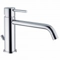 Basin Mixer with Spout 200 mm Centre Distance in Brass Made in Italy - Liro