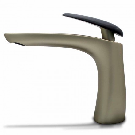 Modern Mixer in Colored Brass or Chrome of Made in Italy Design - Sergio Viadurini