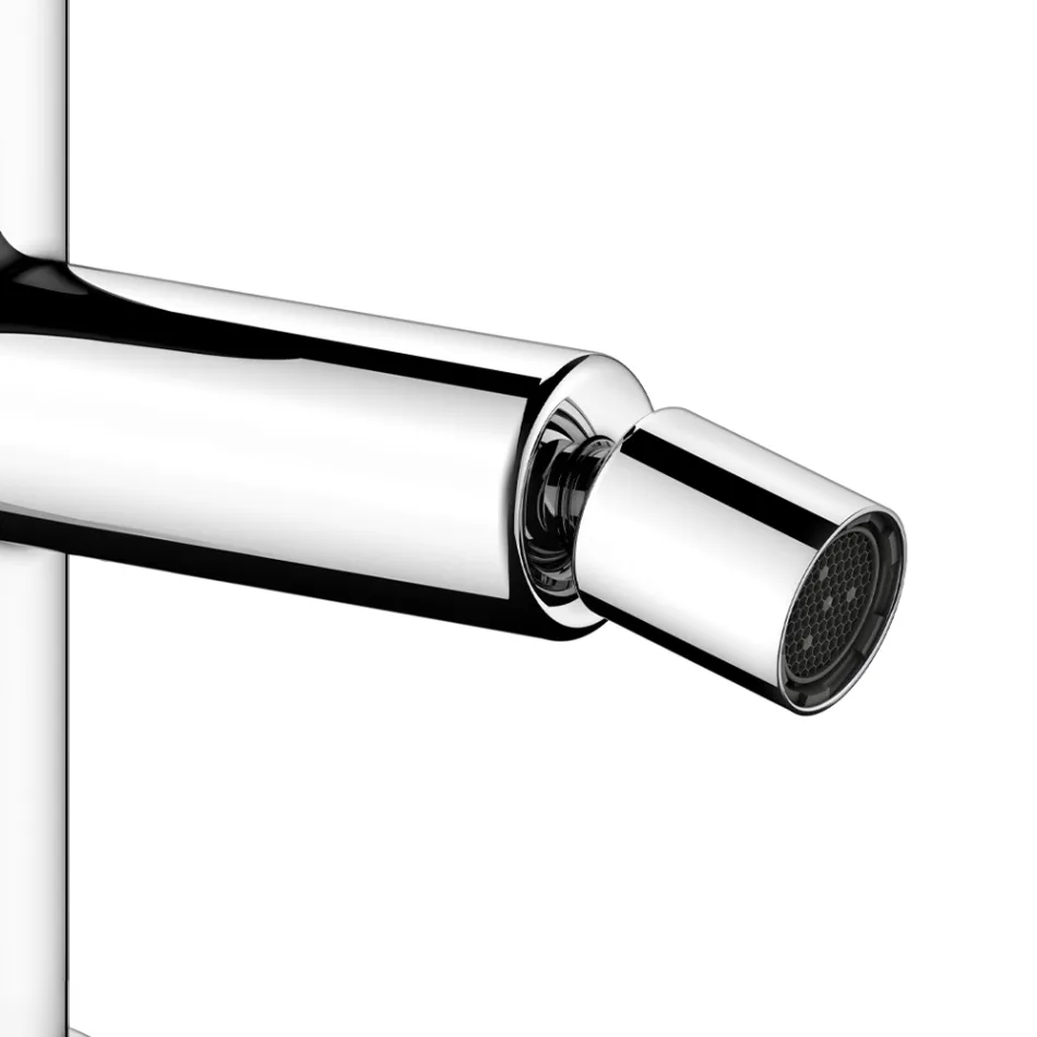 Single lever bidet mixer classic design chromed brass - artemisia Viadurini