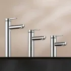 Modern Design Single Lever Mixer for Bathroom Washbasin in Metal - Zanio Viadurini