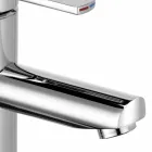 Modern Design Single Lever Mixer for Bathroom Washbasin in Metal - Zanio Viadurini