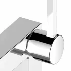 Modern Design Single-lever Bidet Mixer in Chromed Metal - Girino Viadurini