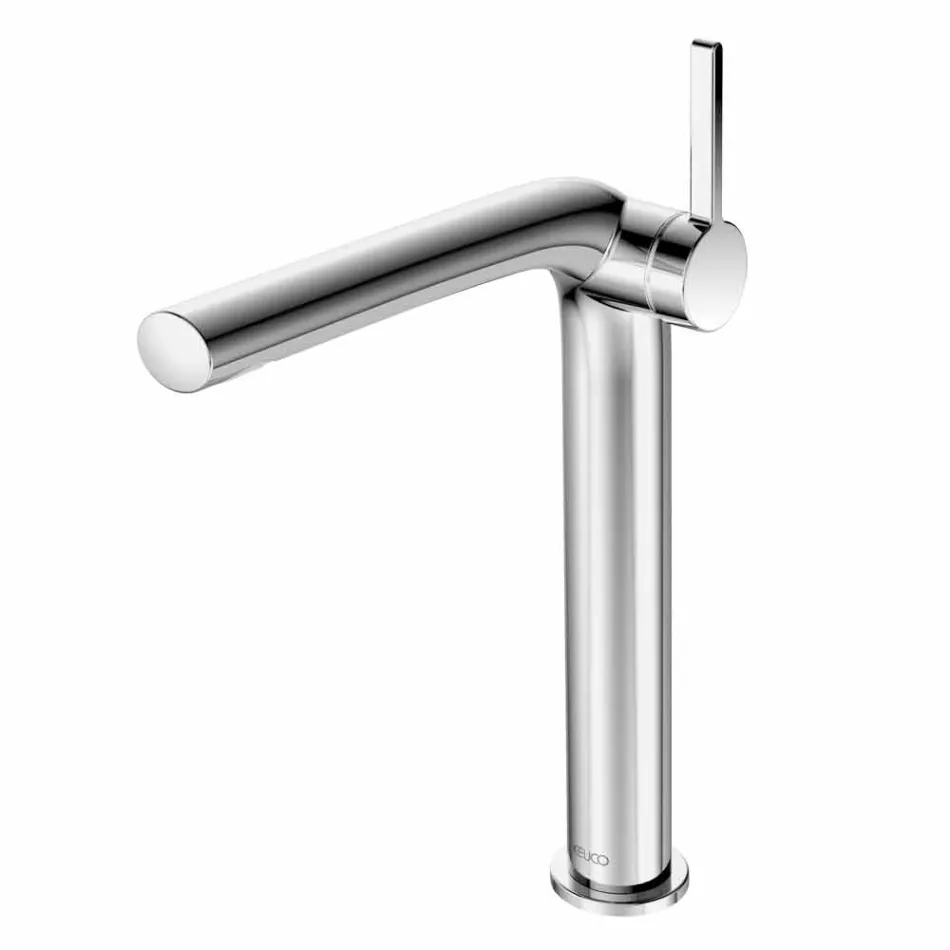 Modern Single-lever Bathroom Sink Mixer with Metal Drain - Pinto Viadurini