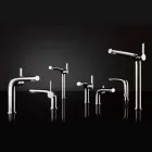 Modern Single-Lever Mixer for Washbasin Without Metal Drain - Pinto Viadurini