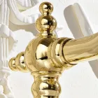 Vintage Design Single Hole Basin Mixer in Brass Made in Italy - Ursula Viadurini