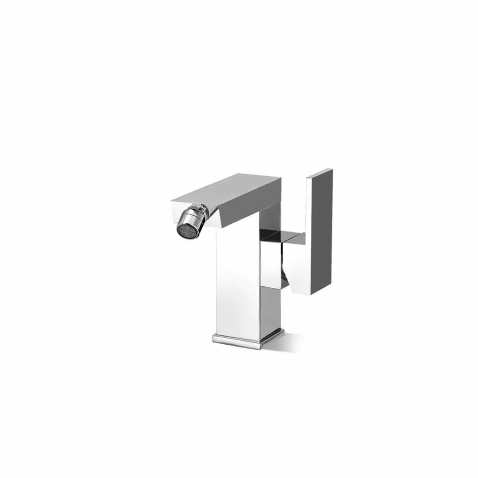 Side Lever Bidet Mixer Without Drain Made in Italy - Panela Viadurini