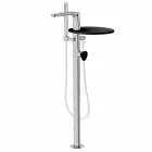 Modern Floor Deck Bath Mixer Made in Italy - Palimio Viadurini