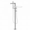 Modern Floor Deck Bath Mixer Made in Italy - Palimio