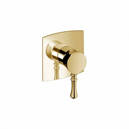 Built-in Shower Mixer in Brass Modern Design Made in Italy - Neno Viadurini