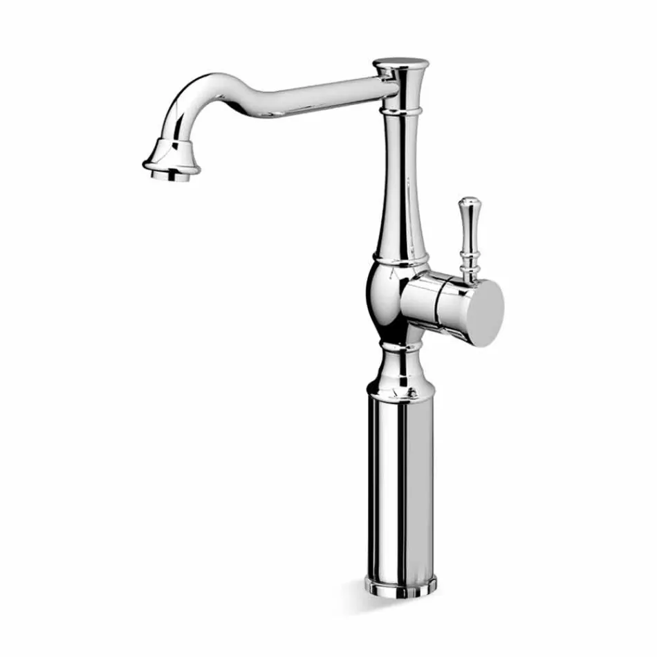 High Barrel Bathroom Basin Mixer 13 cm Extension Made in Italy - Neno Viadurini