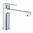 Bathroom Sink Mixer with Brass Drain Made in Italy - Sindra Viadurini