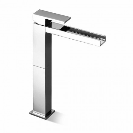 Long Mouth Design Bathroom Washbasin Mixer Made in Italy - Bibo Viadurini