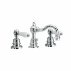 3-Hole Brass Bathroom Sink Mixer Made in Italy - Binsu Viadurini