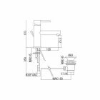 Modern Chrome Brass Bathroom Sink Mixer Made in Italy - Ermia Viadurini