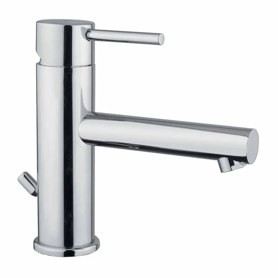 Modern Chrome Brass Bathroom Sink Mixer Made in Italy - Ermia Viadurini