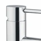 Washbasin mixer in chromed brass with drain made in Italy - Ermia Viadurini