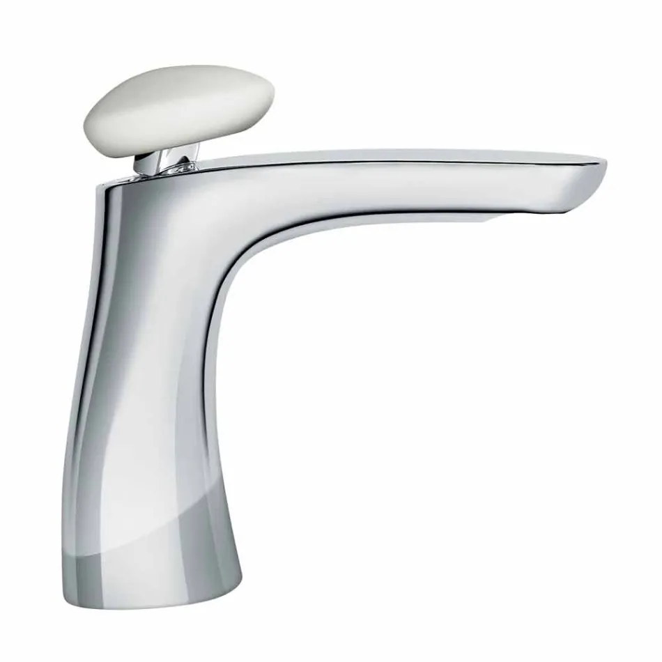 Modern Design Brass Basin Mixer Made in Italy - Besugo Viadurini