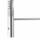 Adjustable Basin Mixer with Brass Spring Made in Italy - Cardio Viadurini