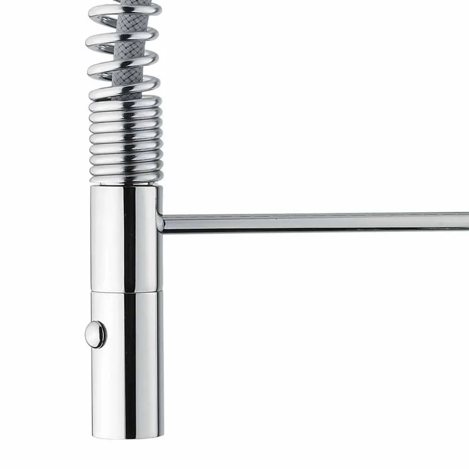 Adjustable Basin Mixer with Brass Spring Made in Italy - Cardio Viadurini