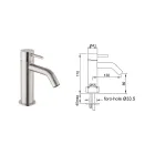 Stainless Steel AISI 316L Wasteless Sink Mixer Tap - Artigli Viadurini