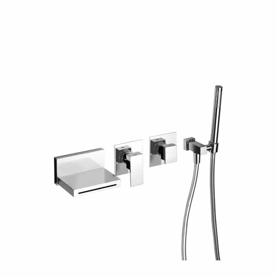 Made in Italy Design Built-in Bathtub Mixer - Panela Viadurini