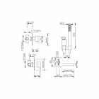 Made in Italy Design Built-in Bathtub Mixer - Bibo Viadurini