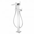 Freestanding Bath Mixer with Shower and Hose, Luxury - Etto