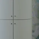 Bathroom Cabinet with Four Doors that Close 3 Shelves Made in Italy - Sweets Viadurini