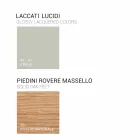 Modern bathroom cabinet with 3 drawers in Amber lacquered wood, made in Italy Viadurini