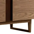 Design cabinet in solid wood with 2 doors Grilli York made in Italy Viadurini