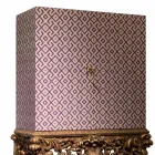 Furniture with carved wood base luxury design, made in Italy, Sam Viadurini