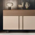 Lounge Sideboard in Ecological Wood with Luxury Drawers - Serris Viadurini