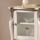 Classic Lounge Furniture with 1 Glass or Wood Door Made in Italy - London Viadurini