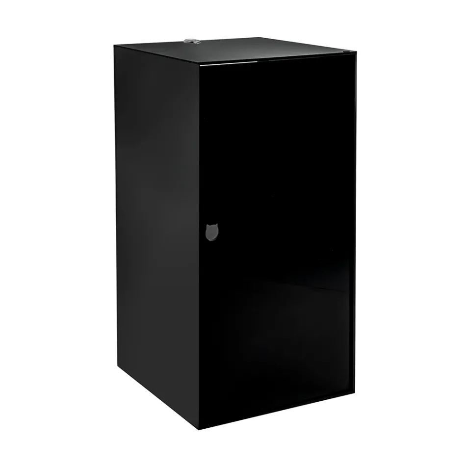 Plexiglass Wall-Mounted Bathroom Cabinet in 4 Colors Made in Italy - Ligea Viadurini