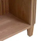 Wooden Bookcase Mobile of Different Sizes - Octopus Viadurini