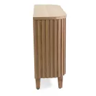 Wooden Bookcase Mobile of Different Sizes - Octopus Viadurini