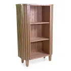 Wooden Bookcase Mobile of Different Sizes - Octopus Viadurini