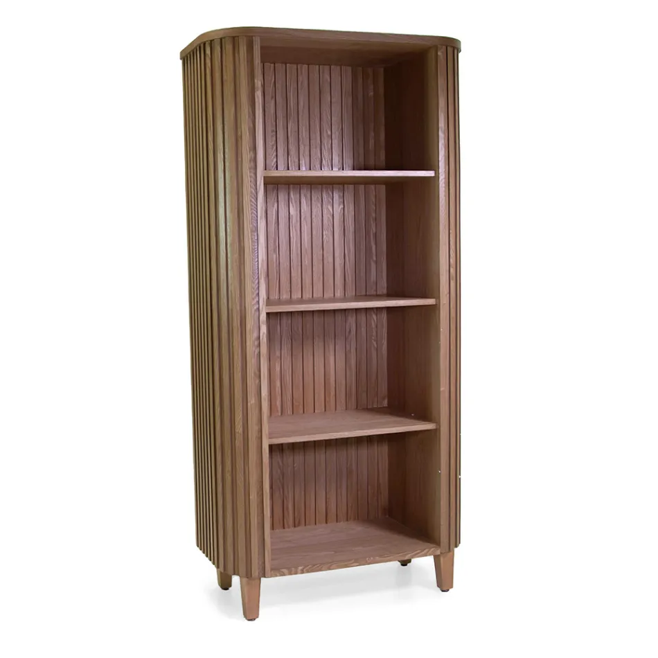 Wooden Bookcase Mobile of Different Sizes - Octopus Viadurini