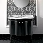 Modern Cabinet with Two Glossy Lacquered Doors Made in Italy - Sweets Viadurini