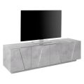 Lounge TV Stand with 4 Melamine Doors Made in Italy - Naditza