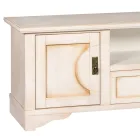 TV Stand in Veneered Wood with Different Finishes Made in Italy - Purusha Viadurini