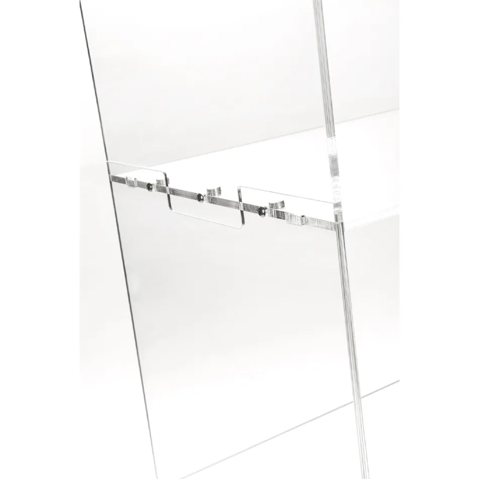 Transparent Plexiglass Showcase Italian Design 4 Shelves - Raganella Viadurini