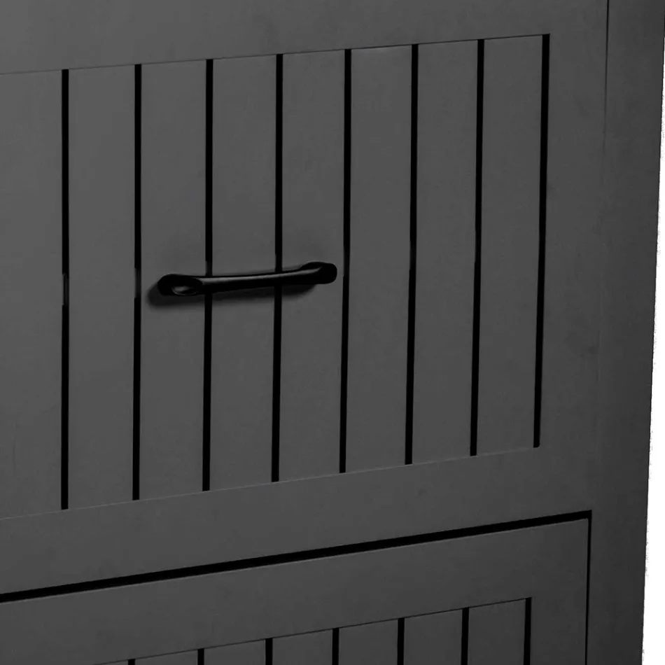 Outdoor Cabinet in Aluminium with 2 Drawers in Different Finishes - Hotel Viadurini