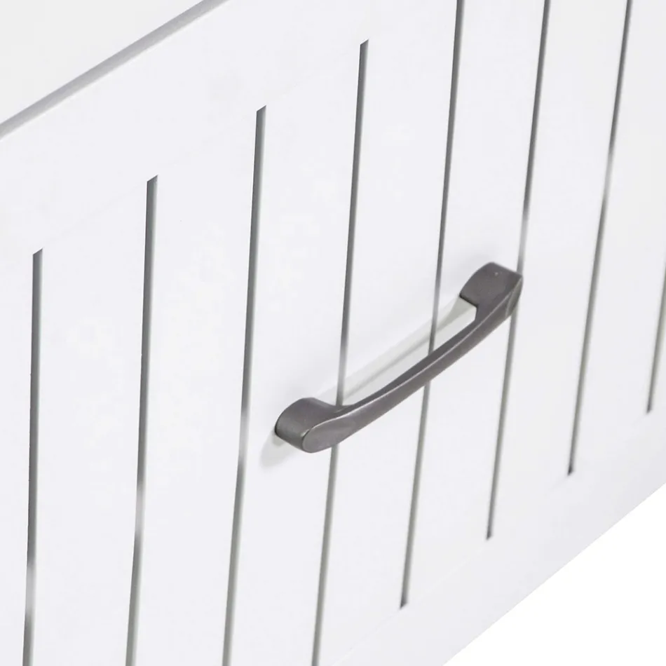 Outdoor Cabinet in Aluminium with 2 Drawers in Different Finishes - Hotel Viadurini