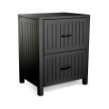 Outdoor Cabinet in Aluminium with 2 Drawers in Different Finishes - Hotel