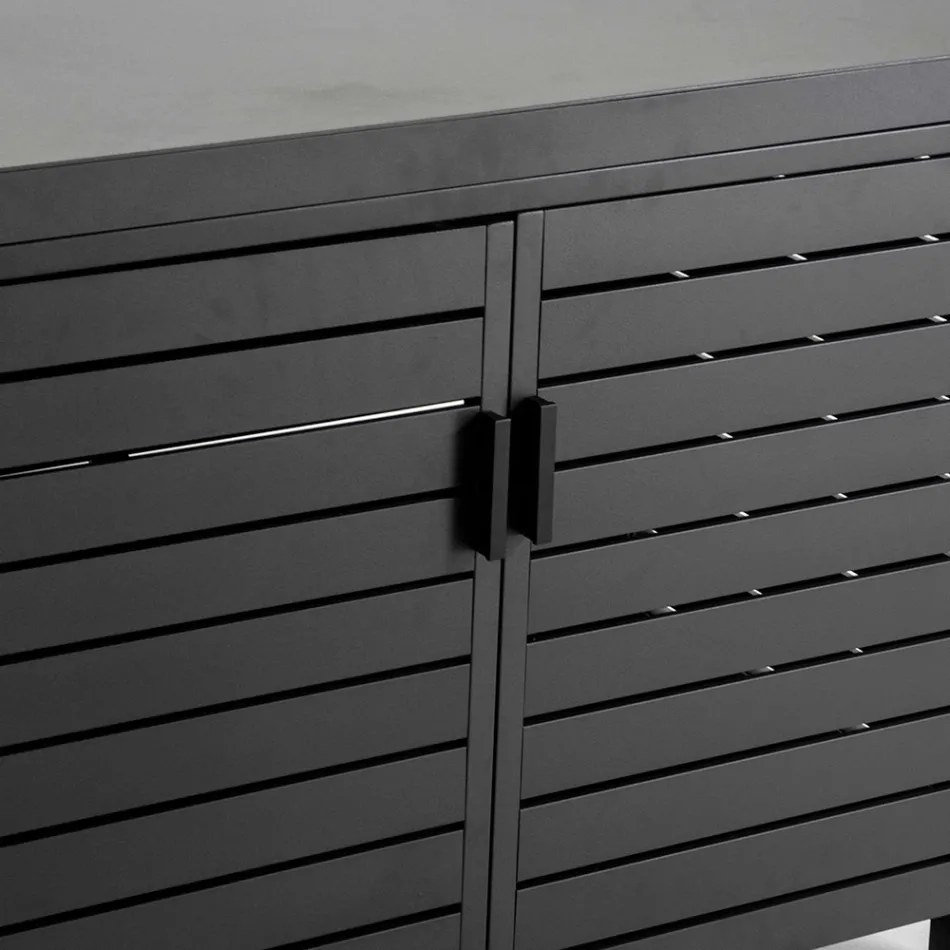 Outdoor Cabinet in Aluminium with Different Finishes - Camera Viadurini