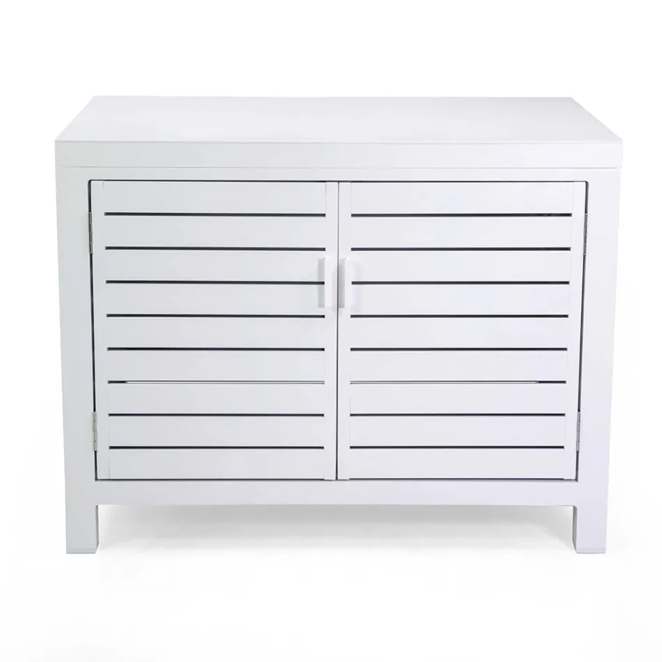 Outdoor Cabinet in Aluminium with Different Finishes - Camera Viadurini